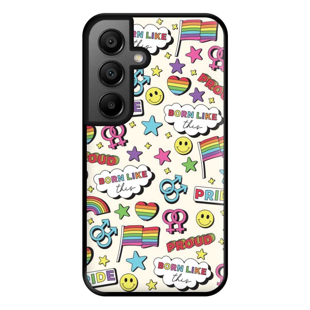 Light Pride Stickers Phone Case for Google Pixel 8