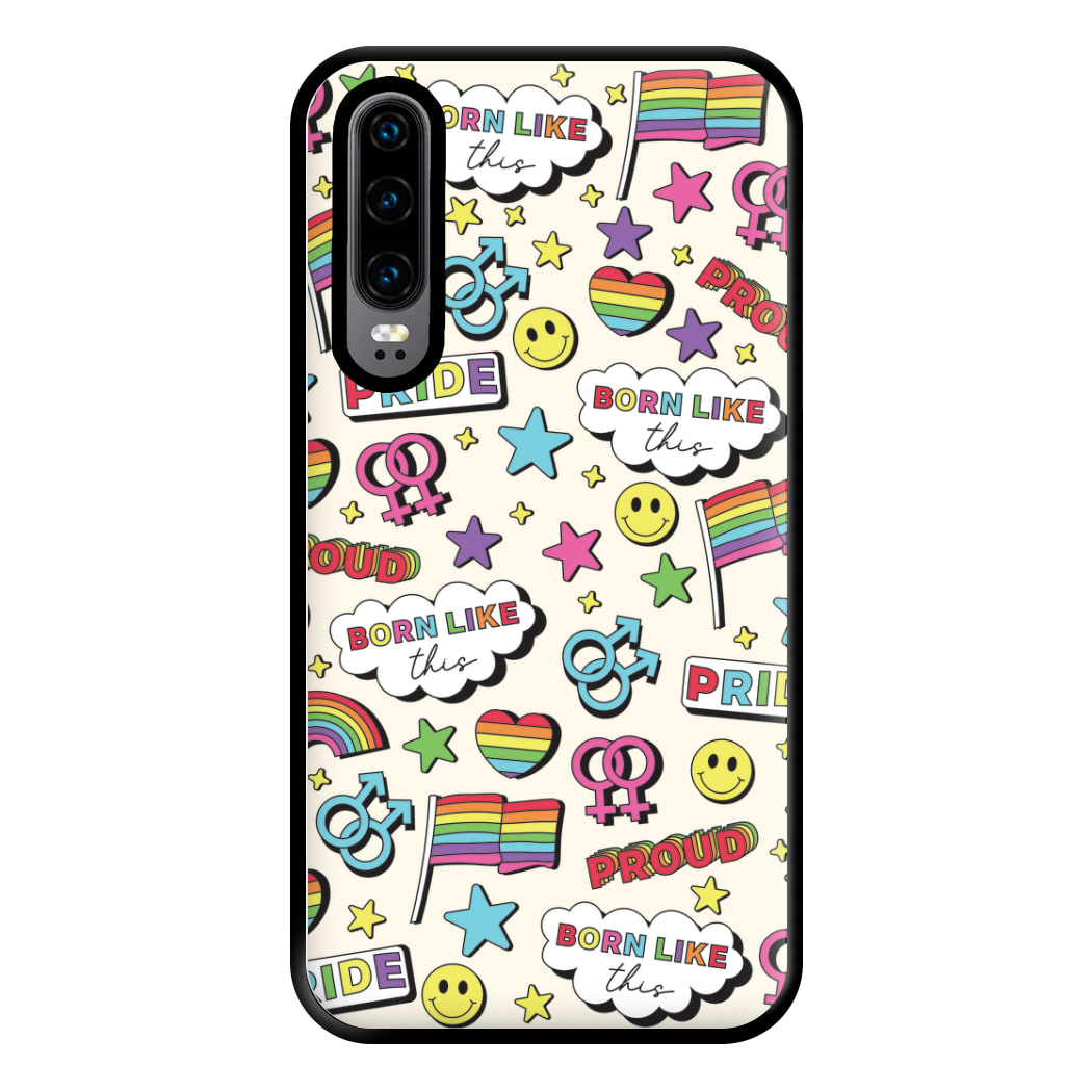 Light Pride Stickers Phone Case for Huawei P30