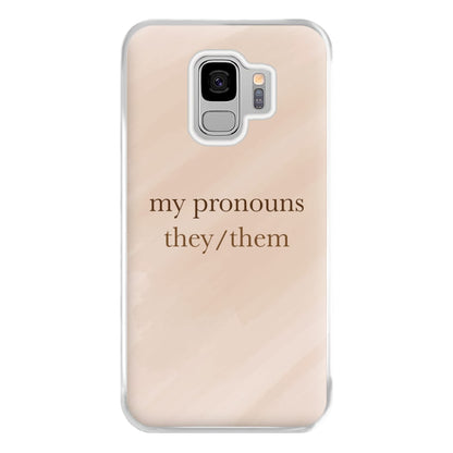 They & Them - Pronouns Phone Case for Galaxy S9 Plus