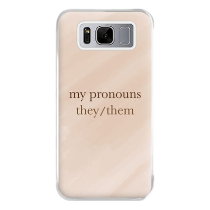 They & Them - Pronouns Phone Case for Galaxy S8 Plus