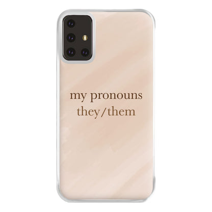 They & Them - Pronouns Phone Case for Galaxy A71