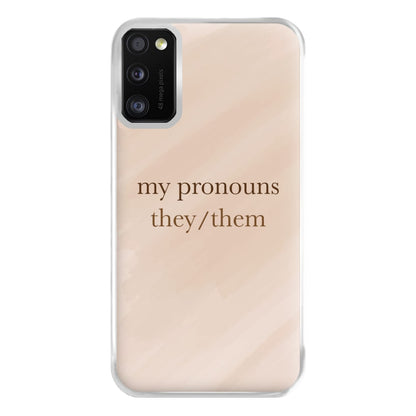 They & Them - Pronouns Phone Case for Galaxy A41