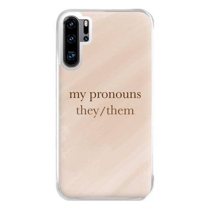 They & Them - Pronouns Phone Case for Huawei P30 Pro