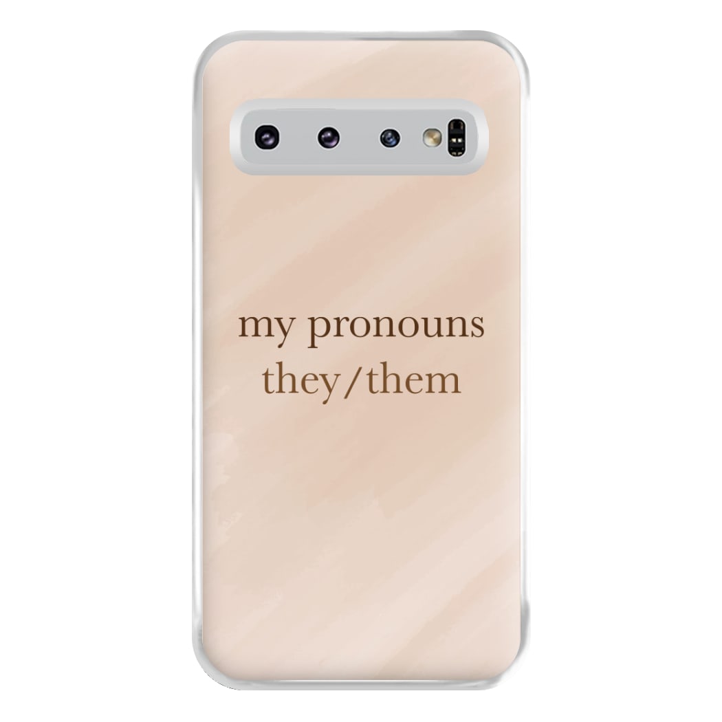 They & Them - Pronouns Phone Case for Galaxy S10 Plus