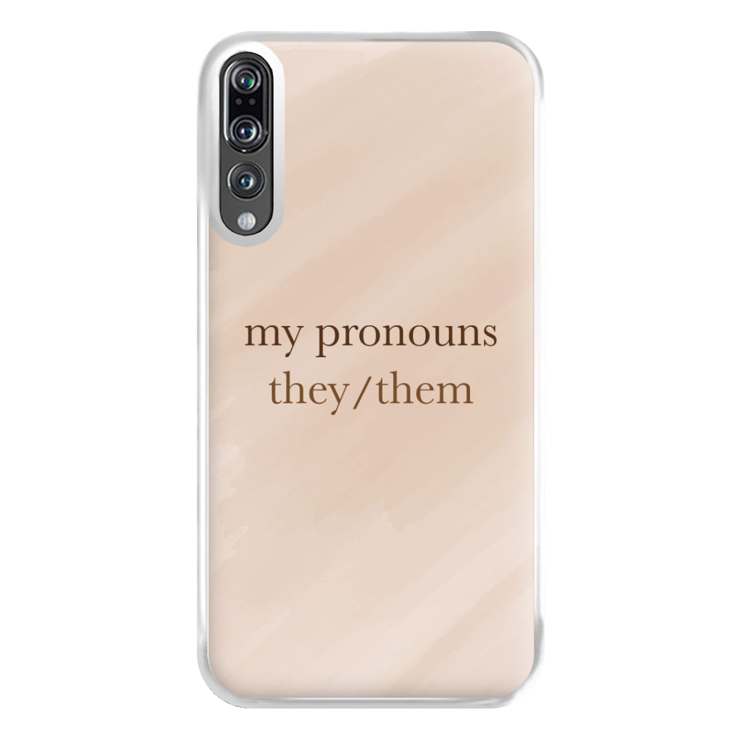 They & Them - Pronouns Phone Case for Huawei P20 Pro