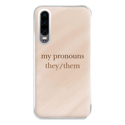 They & Them - Pronouns Phone Case for Huawei P30