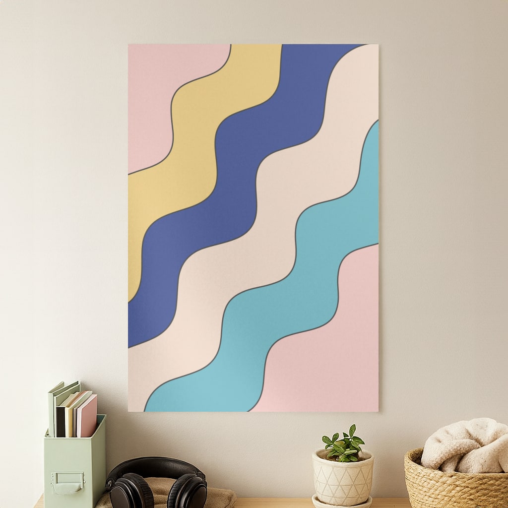 Psychedelic Pattern II Poster