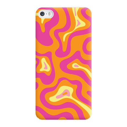 Orange And Pink Psychedelic Pattern Phone Case for iPhone 5 / 5s / SE 2016
