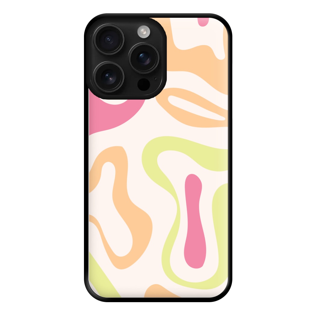 Pastel Shades Psychedelic Pattern Phone Case