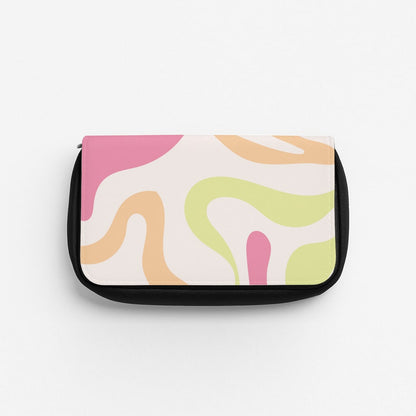 Pastel Shades Psychedelic Pattern Pencil Case