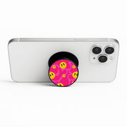 Pink Wavey Smileys Pattern FunGrip 2