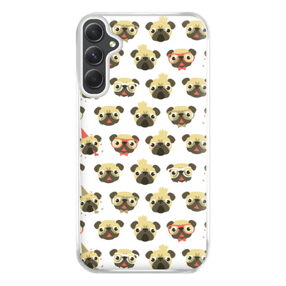 Pug Life - Pug Pattern Phone Case for Galaxy A54