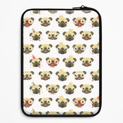 Pug Life - Pug Pattern Laptop Sleeve 1