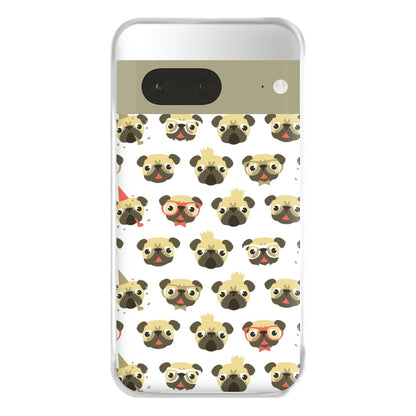 Pug Life - Pug Pattern Phone Case for Google Pixel 7a