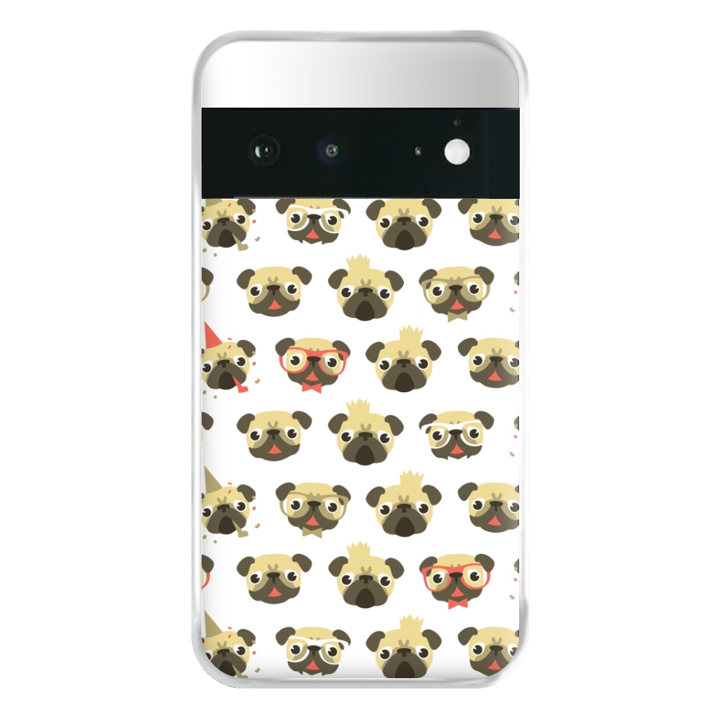 Pug Life - Pug Pattern Phone Case for Google Pixel 6a