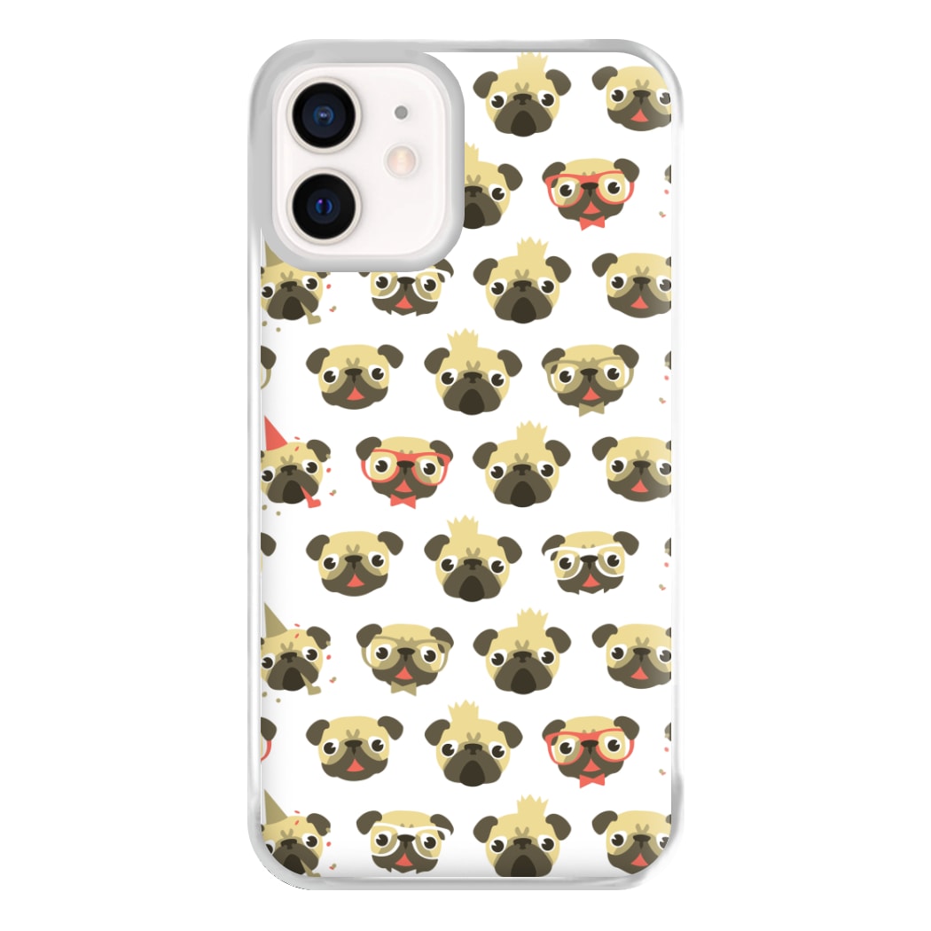 Pug Life - Pug Pattern Phone Case for iPhone 13 Mini