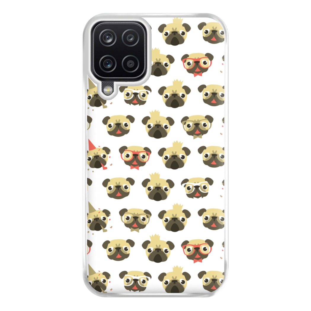 Pug Life - Pug Pattern Phone Case for Galaxy A12