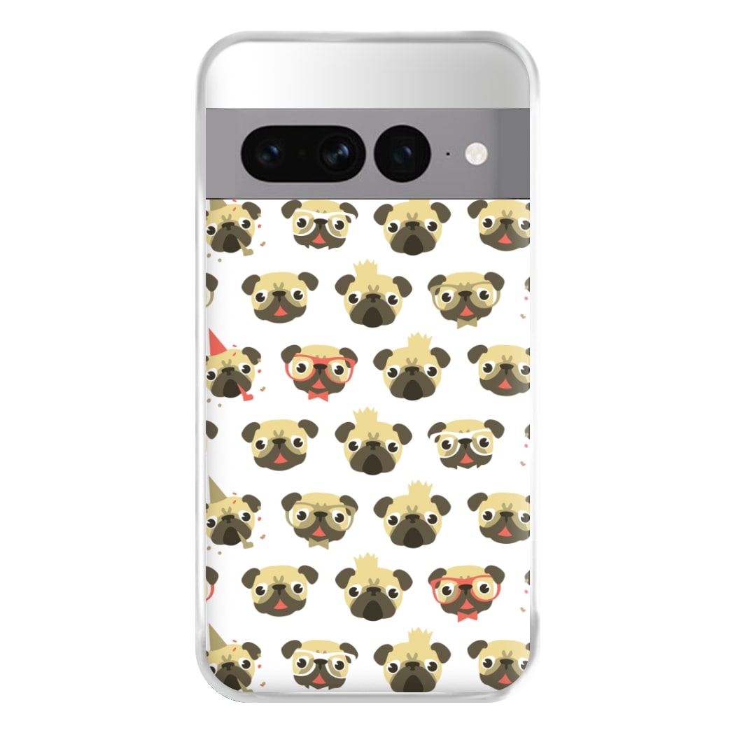 Pug Life - Pug Pattern Phone Case for Google Pixel 7 Pro