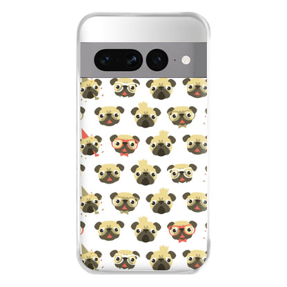 Pug Life - Pug Pattern Phone Case for Google Pixel 7 Pro