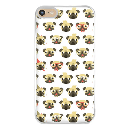 Pug Life - Pug Pattern Phone Case for iPhone 6 Plus / 7 Plus / 8 Plus