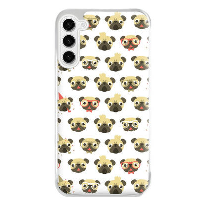 Pug Life - Pug Pattern Phone Case for Galaxy S23FE