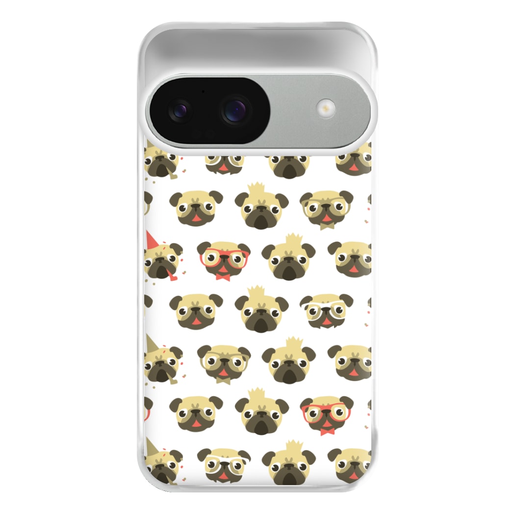 Pug Life - Pug Pattern Phone Case for Google Pixel 9 / 9 Pro