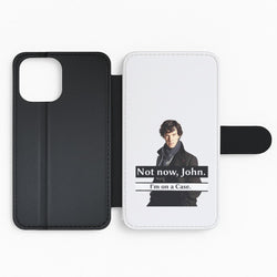I'm on a Case Holmes Pun Flip Wallet Phone Case