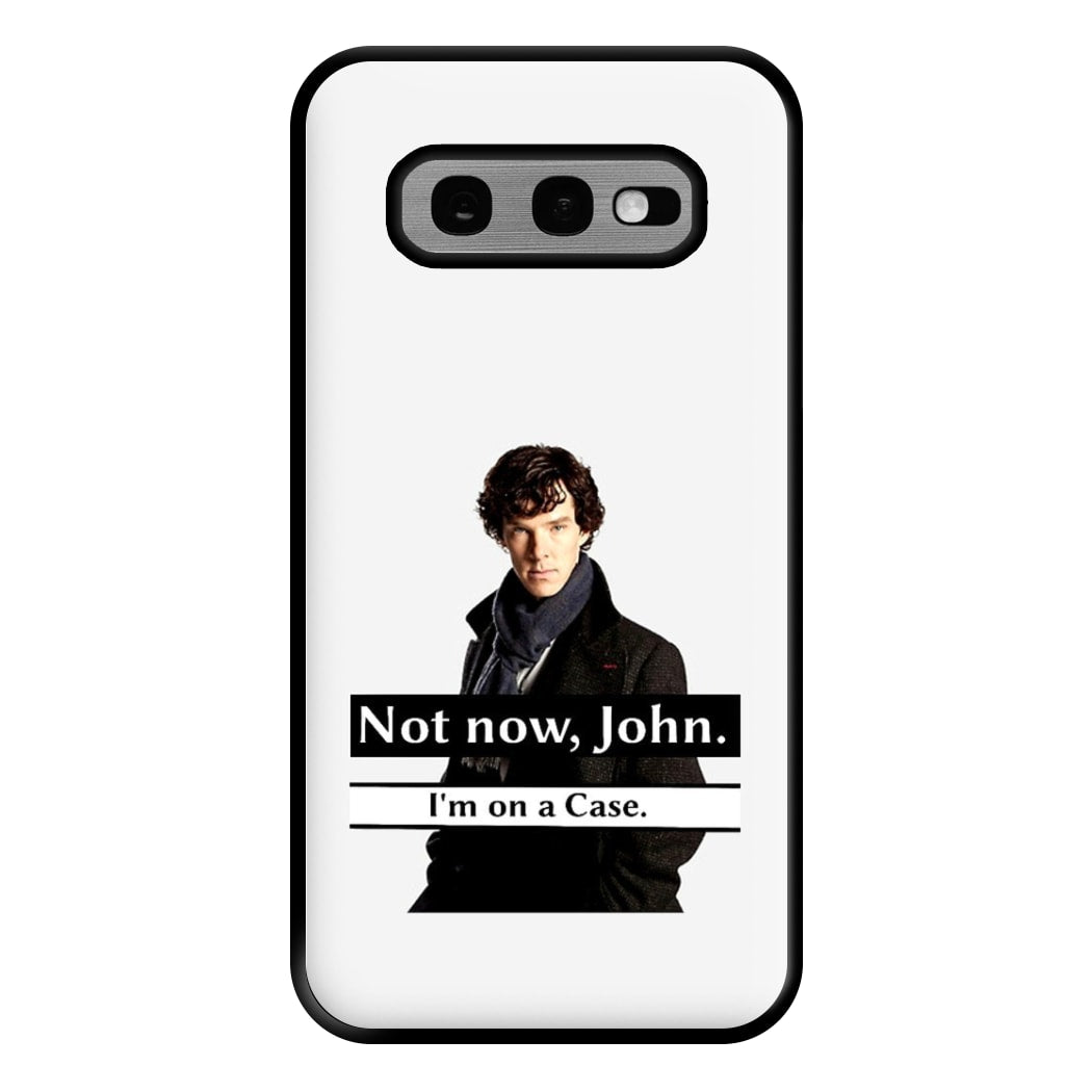 I'm on a Case Holmes Pun Phone Case for Galaxy S10e