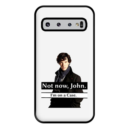 I'm on a Case Holmes Pun Phone Case for Galaxy S10 Plus