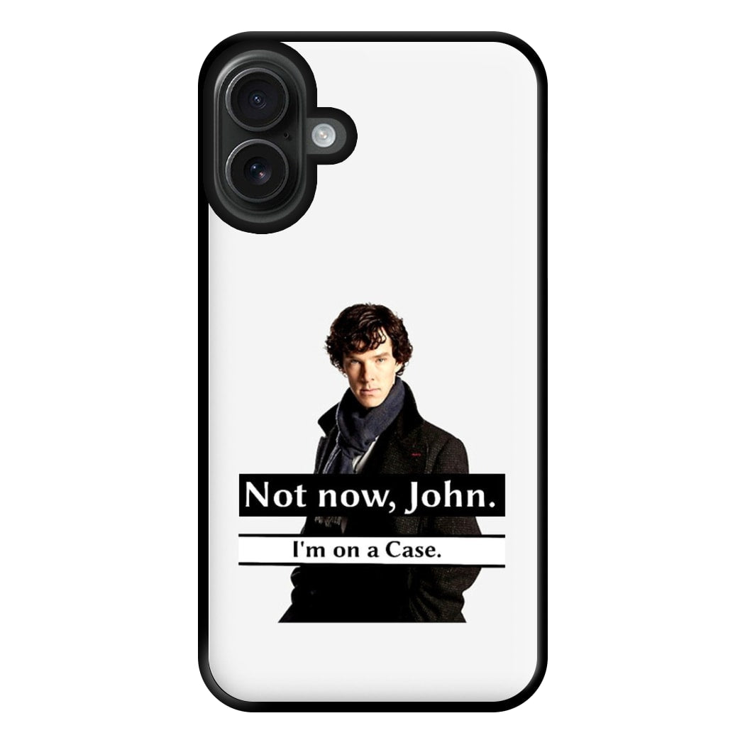 I'm on a Case Holmes Pun Phone Case for iPhone 16 Plus