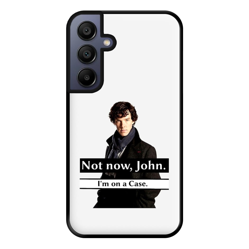 I'm on a Case Holmes Pun Phone Case for Galaxy A15