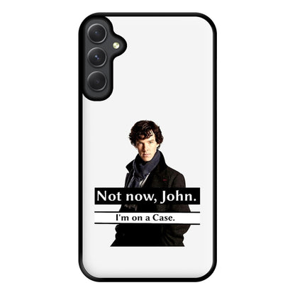 I'm on a Case Holmes Pun Phone Case for Galaxy A14