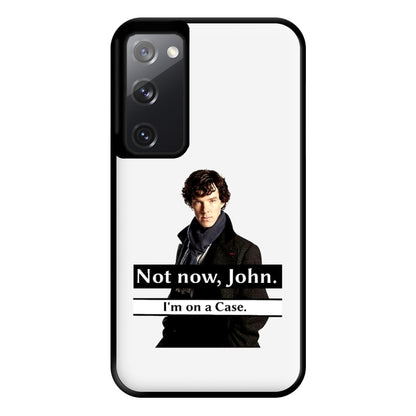 I'm on a Case Holmes Pun Phone Case for Galaxy S20FE