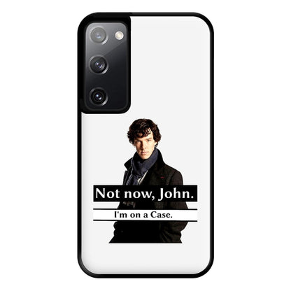 I'm on a Case Holmes Pun Phone Case for Galaxy S20