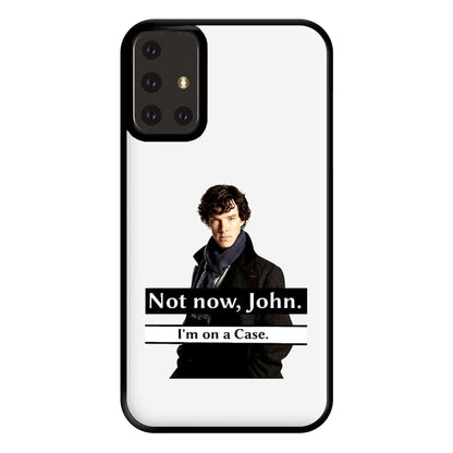 I'm on a Case Holmes Pun Phone Case for Galaxy A71