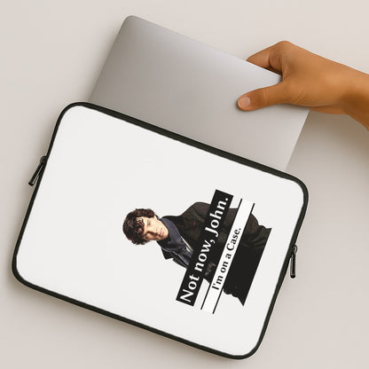 I'm on a Case Holmes Pun MacBook Case