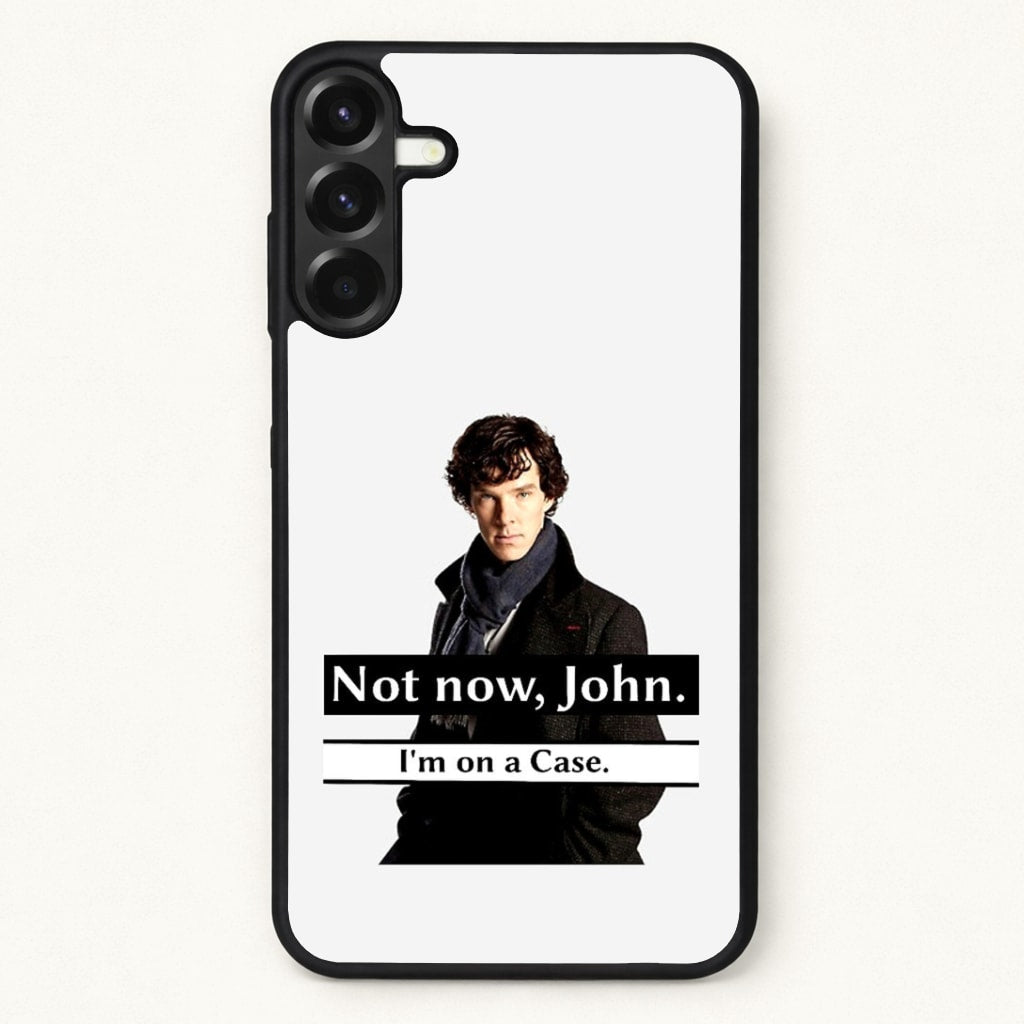 I'm on a Case Holmes Pun Phone Case for Galaxy A17