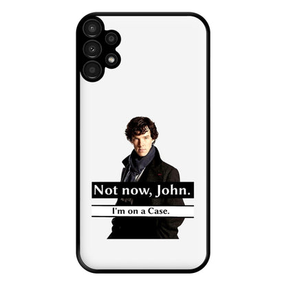 I'm on a Case Holmes Pun Phone Case for Galaxy A13