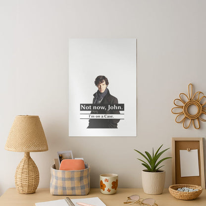 I'm on a Case Holmes Pun Art Print