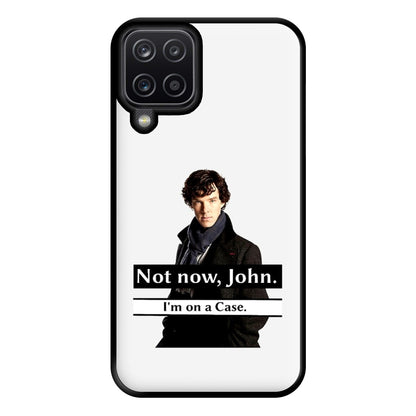 I'm on a Case Holmes Pun Phone Case for Galaxy A12