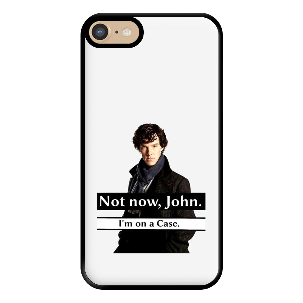 I'm on a Case Holmes Pun Phone Case for iPhone 6 / 7 / 8 / SE