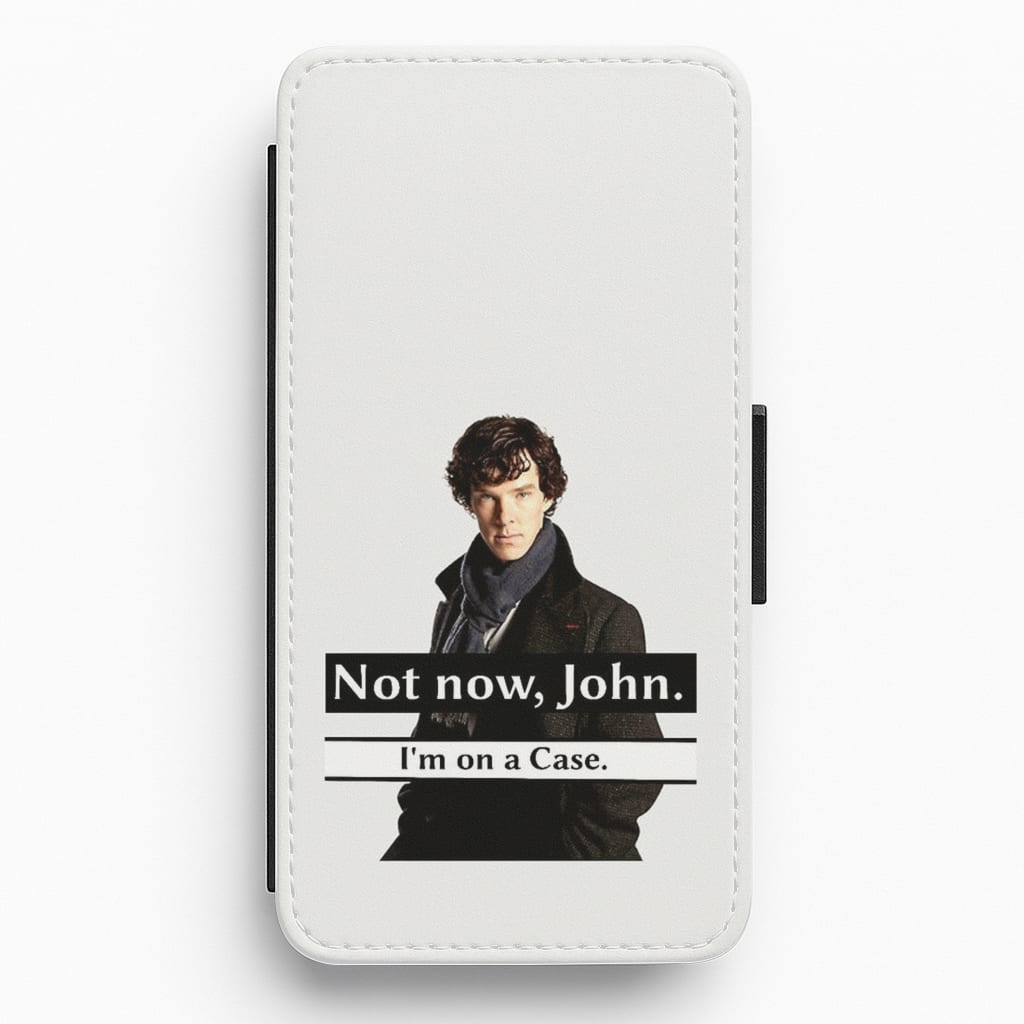 I'm on a Case Holmes Pun Flip Wallet Phone Case