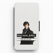 I'm on a Case Holmes Pun Flip Wallet Phone Case 1