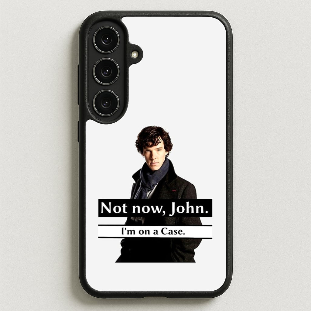 I'm on a Case Holmes Pun Phone Case for Galaxy S25FE