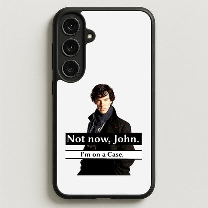 I'm on a Case Holmes Pun Phone Case for Galaxy S25FE
