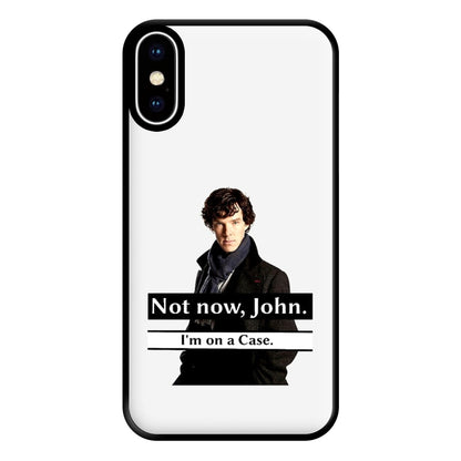 I'm on a Case Holmes Pun Phone Case for iPhone XS Max