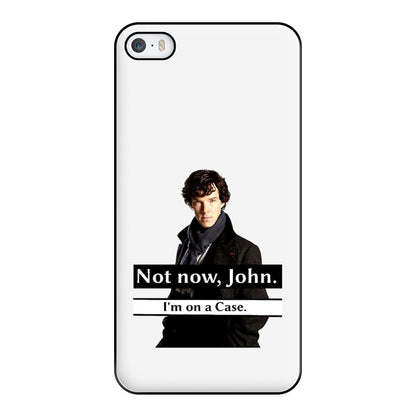 I'm on a Case Holmes Pun Phone Case for iPhone 5 / 5s / SE 2016