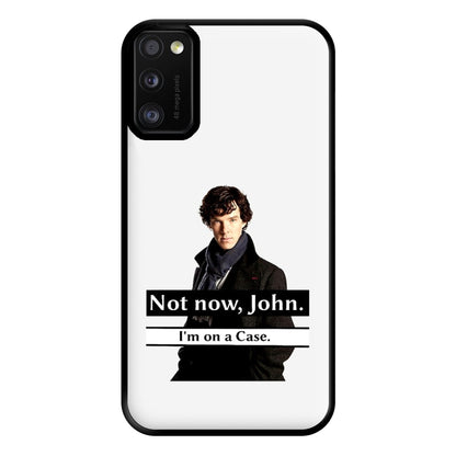 I'm on a Case Holmes Pun Phone Case for Galaxy A41