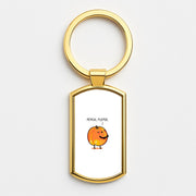 Peach, Please - Funny Pun Luxury Keyring 3