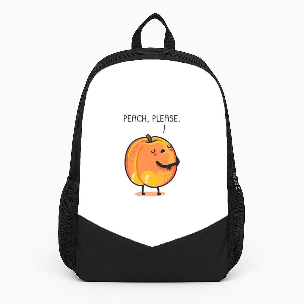 Peach, Please - Funny Pun Backpack